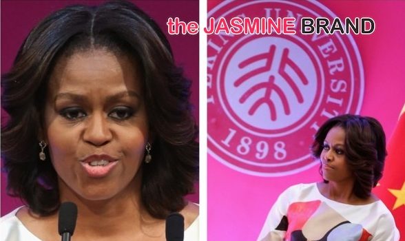 Joan Small Goes Topless, FLOTUS Goes to Beijing, Kelly Rowland & Tim Witherspoon Hit Tennis Match + More Celeb Stalking
