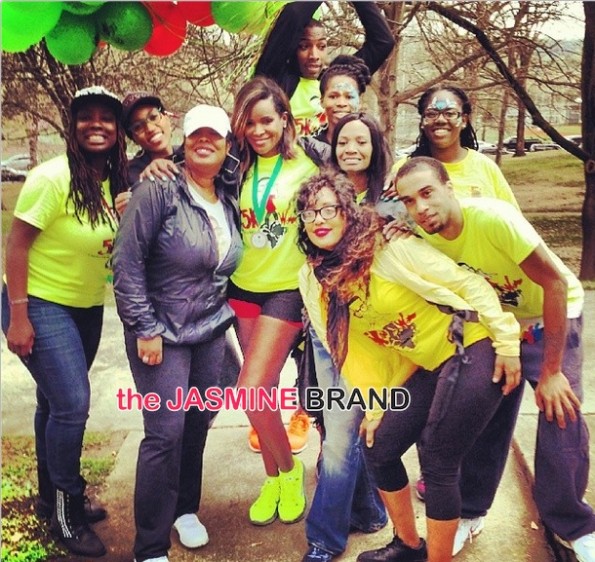 group shot-friends-tameka raymond-kiles world-kile glover walk event-the jasmine brand