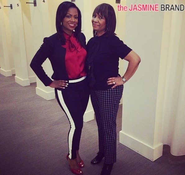 kandi burruss-mama joyce-wedding gown shopping 2014-the jasmine brand