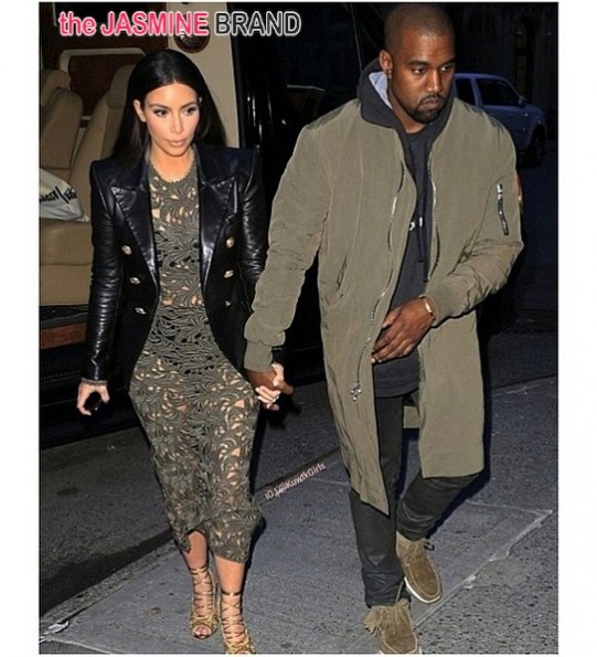 kim kardashian-kanye west-dinner date-the jasmine brand