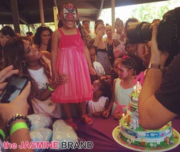 laura govan-christina milian-daughter violet 4th birthday 2014-the jasmine brand