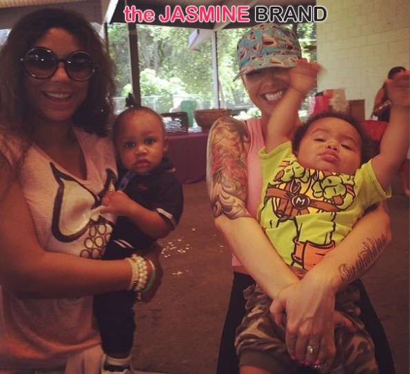 tamar braxton-amber rosechristina milian-daughter violet 4th birthday 2014-the jasmine brand