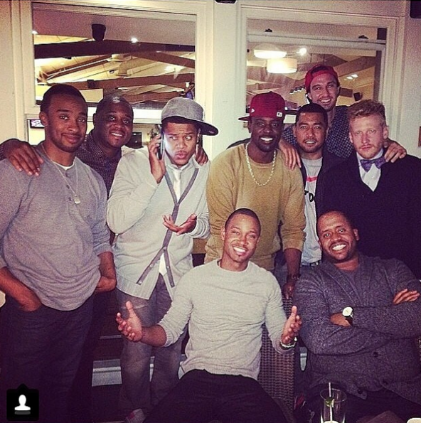 Terrence J Hangs With The Guys-The Jasmine Brand