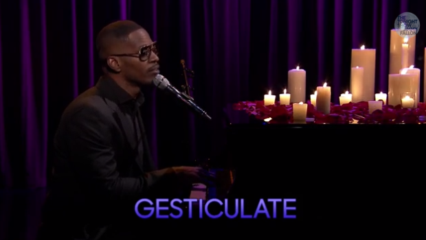 Hilarious! Jamie Foxx Sings ‘Unsexy Words’ For Jimmy Fallon