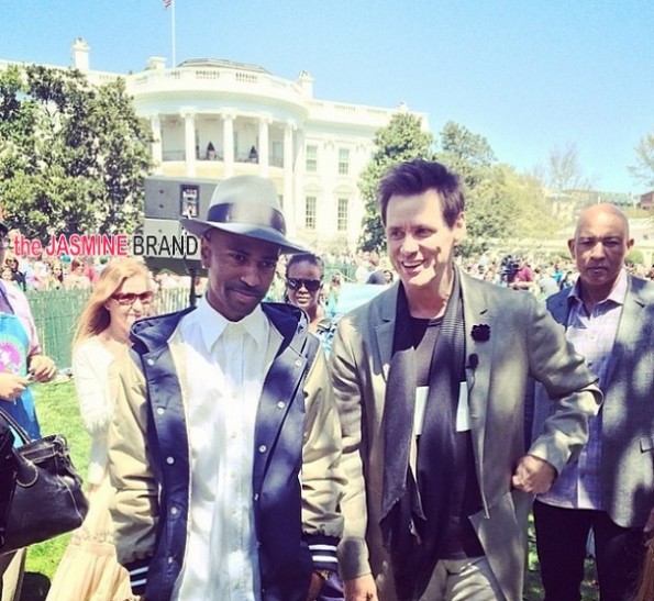 big sean-jim carey-white house easter egg roll 2014-the jasmine brand