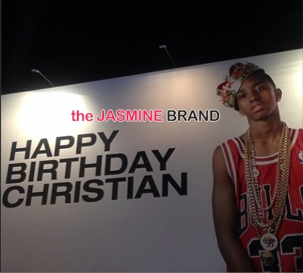 birthday billboard-diddy-throws swervin 16th-birthday party-son christian combs-the jasmine brand