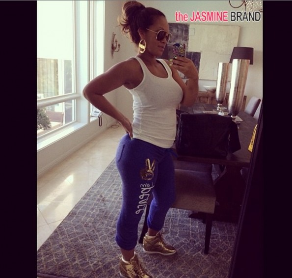 evelyn lozada-shows off post pregnancy body-the jasmine brand