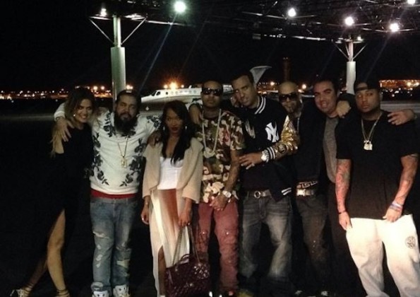 group shot-khloe kardashian-dating french montana-the jasmine brand