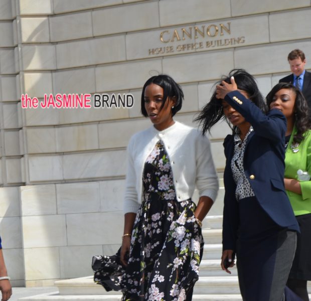 Dressed For Spring! Kelly Rowland Visits Capitol Hill, Lends Celebrity To ‘Boys & Girls Club’