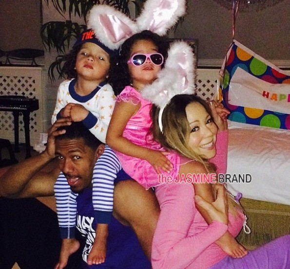 mariah carey-nick cannon-dem babies-celebrities-easter 2014-the jasmine brand