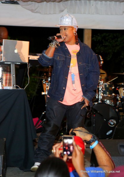 Da Brat Stage-atl live at the park-the jasmine brand