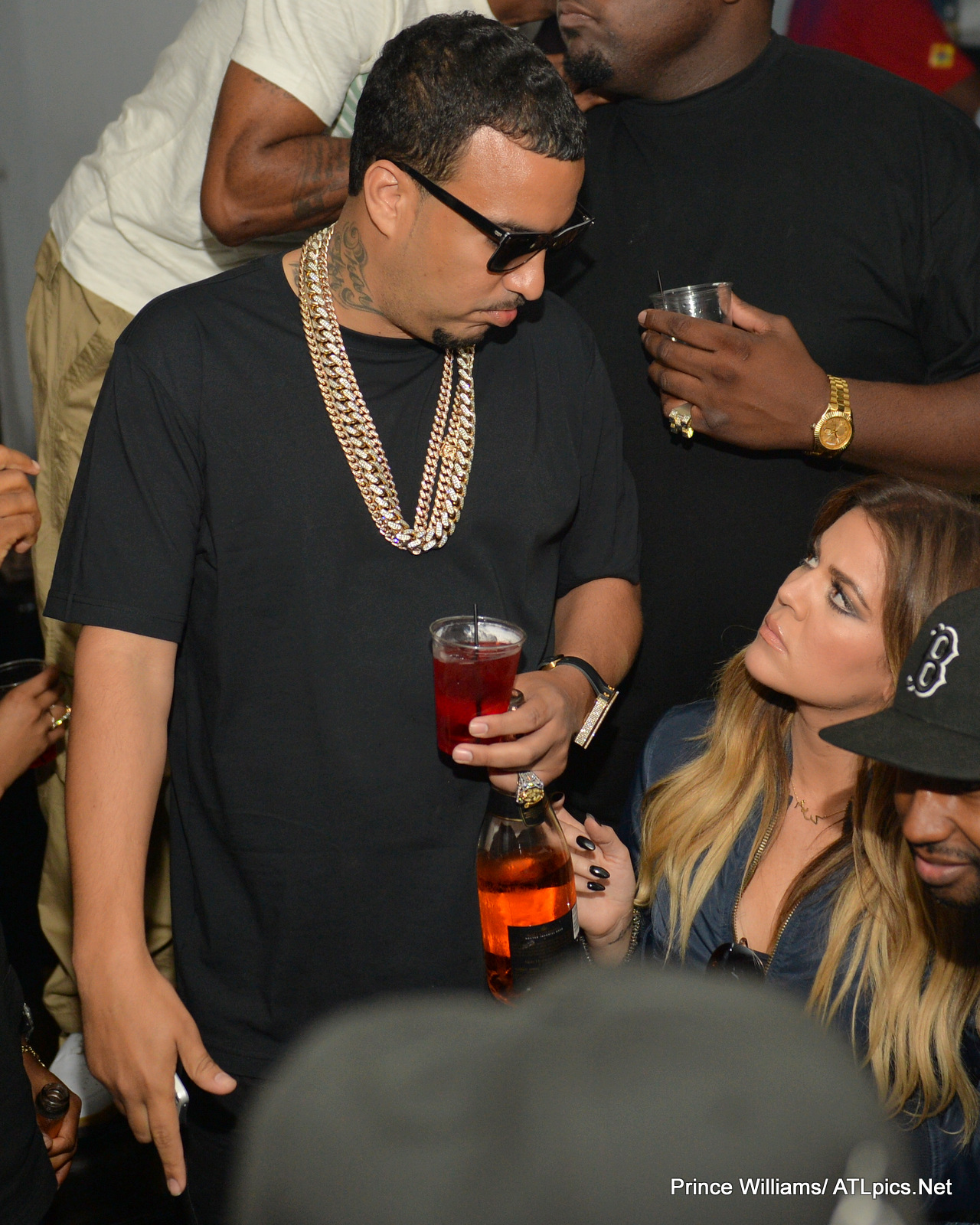 [Photos] French Montana & Girlfriend Khloe Kardashian Hit ATL Club ...