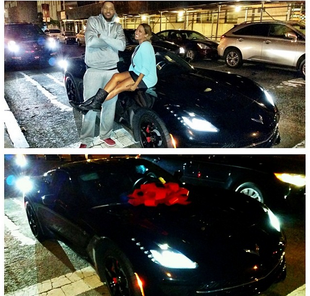 [Rich In Love] Lala Anthony Buys Hubby Melo New Corvette for 30th Birthday