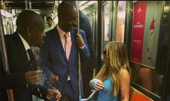 Celebrity Stalking: Mariah Carey Rides Subway, Natalie Nunn Announces New Show + Maxwell, Keshia Knight Pulliam, President Obama & Ludacris