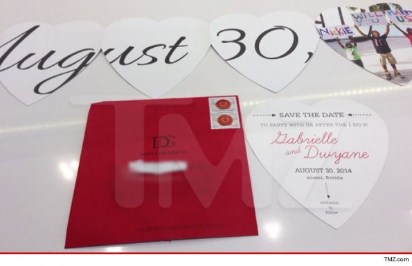 dwyane wade-gabrielle union-save the date-wedding invitation-the jasmine brand