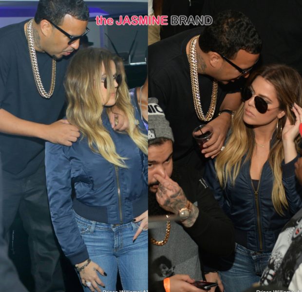 [Photos] French Montana & Girlfriend Khloe Kardashian Hit ATL Club Scene