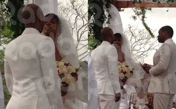 Blushing Bride! Kelly Rowland & Tim Witherspoon’s Wedding Photos Revealed