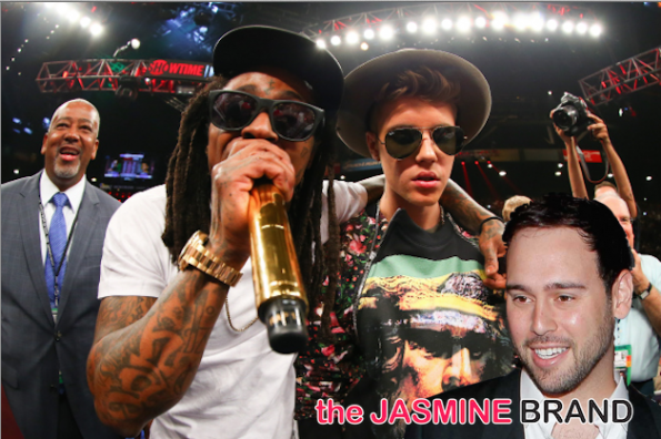 lil wayne-threatens justin beibers manager scooter-over lil twist-the jasmine brand