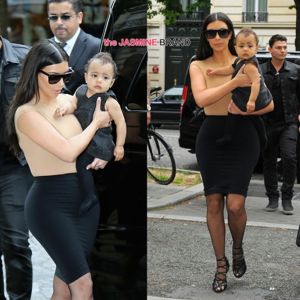 mother daughter-kim kardashian-baby north-paris the jasmine brand