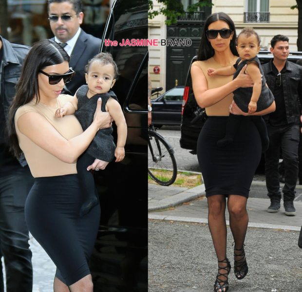 Photog Fresh! Baby North West Makes Paris Appearance With Kim Kardashian