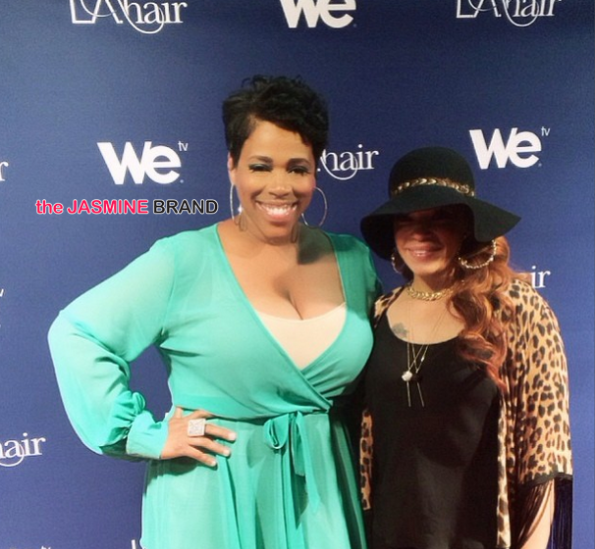 nicci gilbert-faith evans-la hair-season 3-season premiere party 2014-the jasmine brand