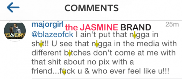 tameka tiny harris-releases instagram statement-mayweather ti fight-the jasmine brand