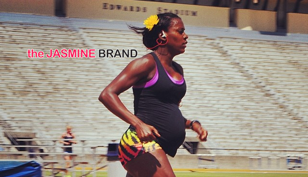 [Ovary Hustlin’] Olympian Alysia Montaño Competes In Race 8 Months Pregnant!