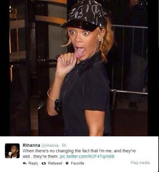 Rihanna Tweets