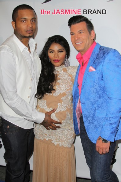 Lil Kim and Mr Papers arrive to their baby shower at Broad St Ballroom in NYC