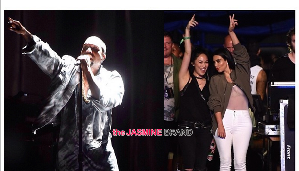 Newly Married Kanye West Takes Bonnaroo, With Kim Kardashian Playing the Background