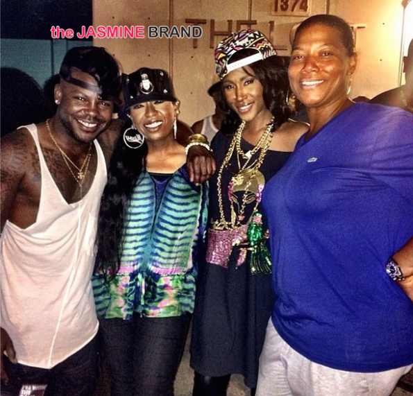 larry simms queen latifah missy elliott singer tweet performs in atlanta 2014 the jasmine brand