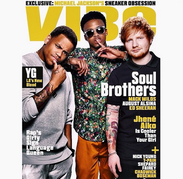 mack wilds august alsina ed sheeran vibe magazine cover soul brothers the jasmine brand