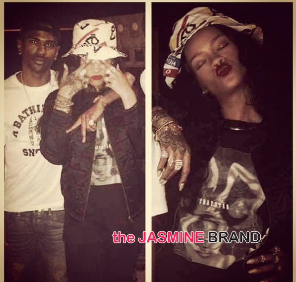 rihanna-big sean-hit studio together-the jasmine brand