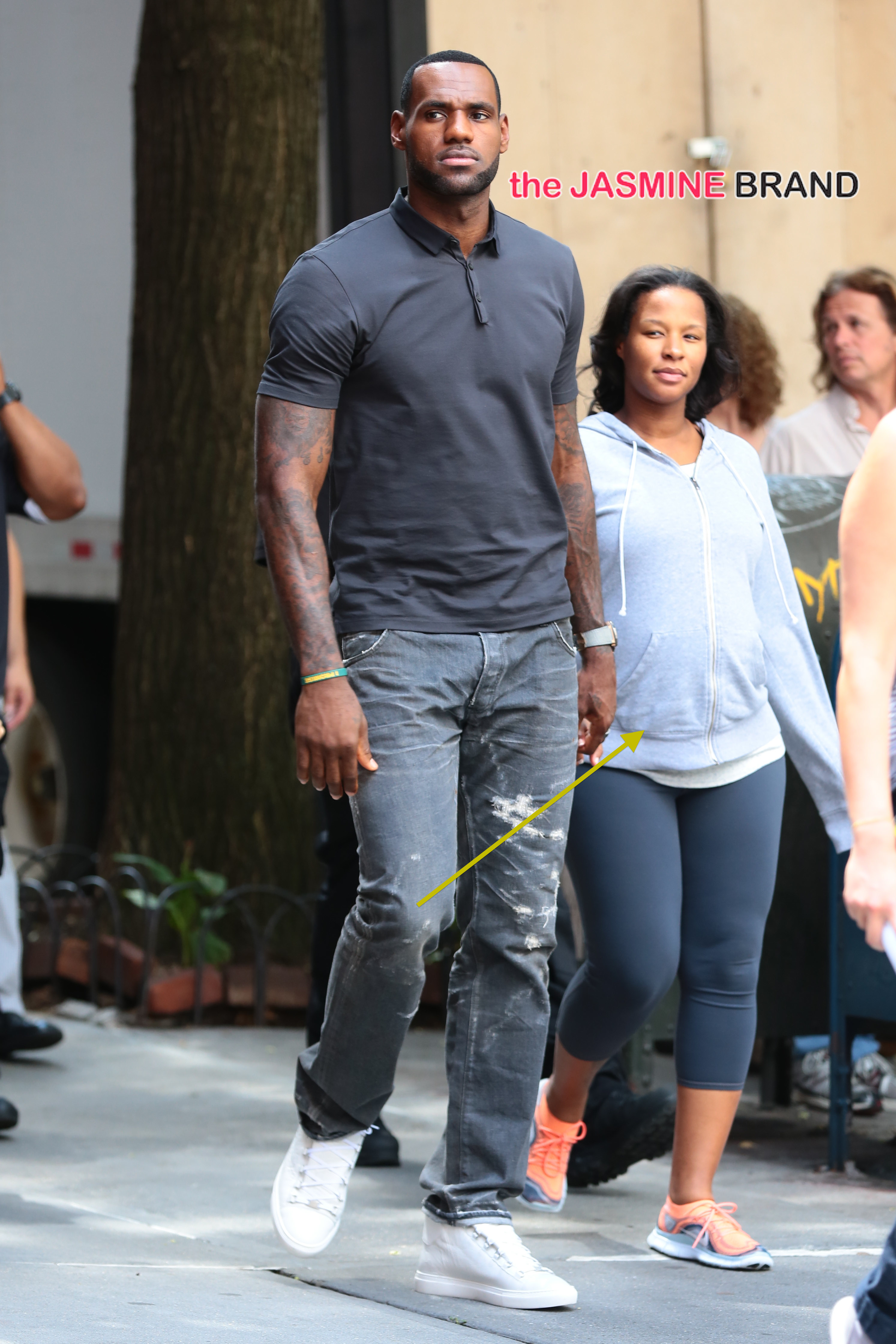 Lebron James And His Wife