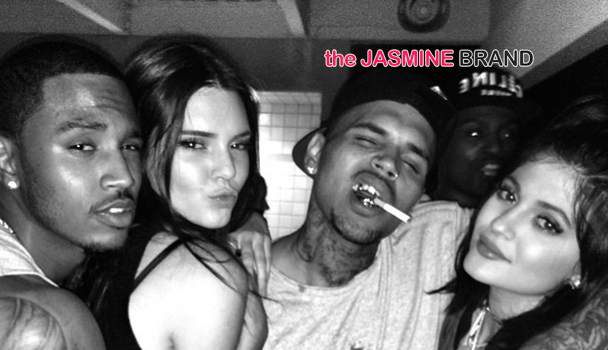 House Party Fun: Chris Brown, Trey Songz, Kendall & Kylie Jenner