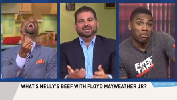[WATCH] Nelly Takes Shots At Floyd Mayweather During ESPN Interview: He Hasn’t Even Graduated High School!