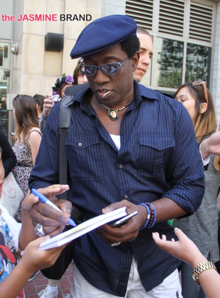 Wesley Snipes signs autographs at Comic-Con in San Diego