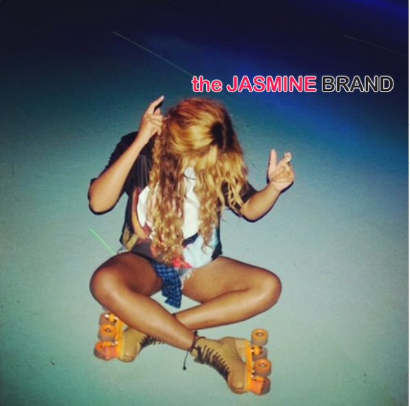 beyonce roller skating on the run tour houston the jasmine brand