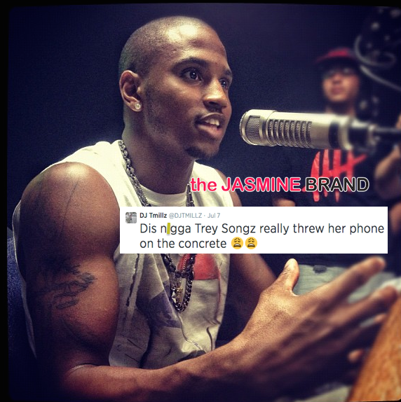 Ear Hustlin’ : Did Trey Songz Throw A Fan’s Phone For August Alsina Reference?