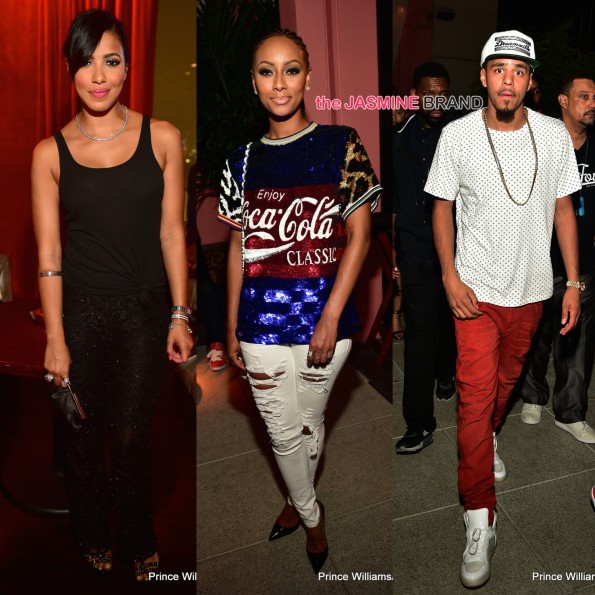 julissa bermudez keri hilson j cole club scene bet after party the jasmine brand