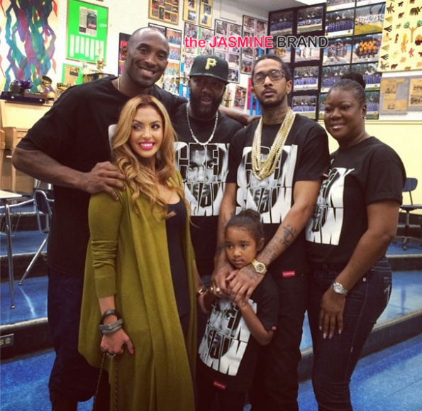 Trayvon's Parents With Kobe & Vanessa Bryant