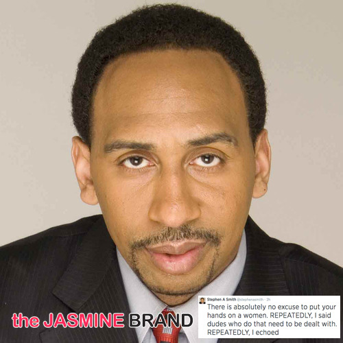 Stephen A. Smith Apologizes For Ray Rice Domestic Violence Comments: Dudes who do that need to be dealt with.