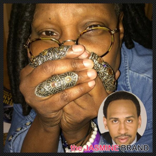 whoopi goldberg defends stephen a smith-domestic violence-the jasmine brand