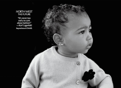 13-Month-Old Baby North West Makes Modeling Debut