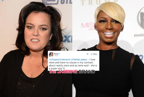 rosie denies reality tv clause-no beef with nene leakes-the jasmine brand