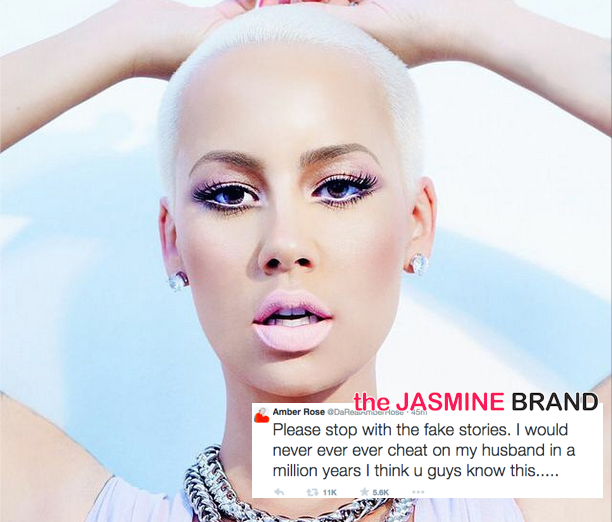 Amber Rose Breaks Her Silence: I would NEVER cheat on my husband!