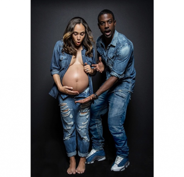 Lance Gross and Girlfriend Rebecca Pregnancy photo-the jasmine brand