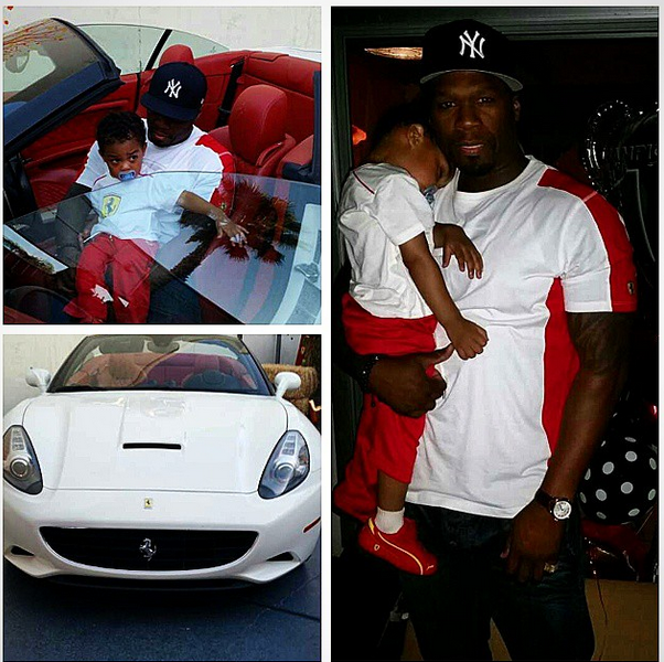 [Photos] 50 Cent Throws Ferrari Themed Birthday Party For Son