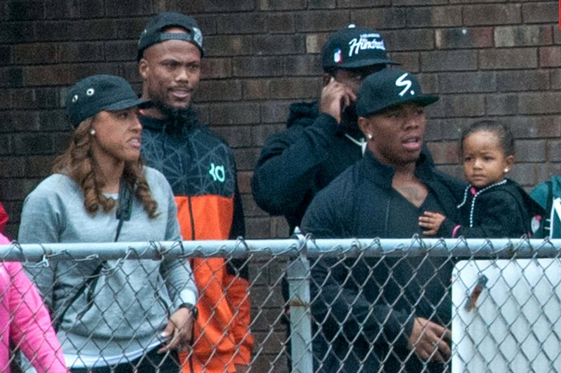 [Photos] Ray Rice & Wife Make 1st Public Appearance Since NFL Suspension