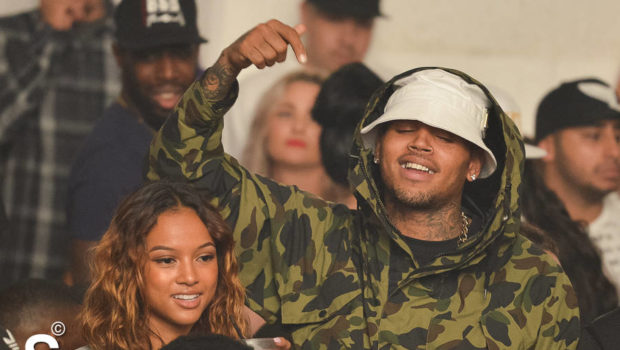 Keyshia Cole, Chris Brown, Trey Songz Spotted Partying in Hollywood